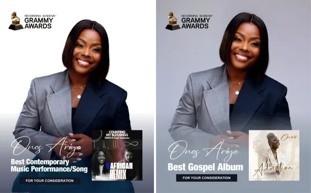Onos Ariyo’s “Counting My Blessings” and “The Adoration Album” Make Grammy Consideration List